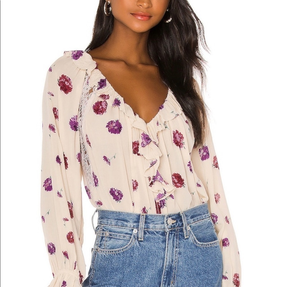 Free People Poppy Ivory Body Suit